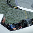 Le 31-03-2011 - A bord de l'AKOYA, le pilote d'essai Grald DUCOIN - Photo  Christophe Gothi